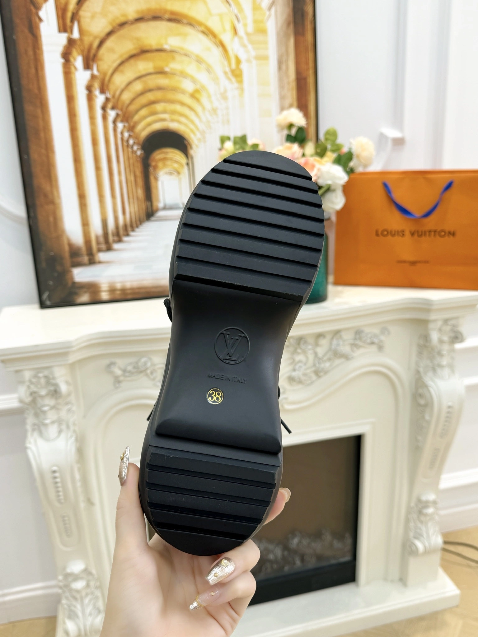 COCO-- 8V 1ACJ13 Thick soles：5.5CM cowhide sheepskin item:D-X000F0755